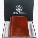 Genuine Leather Three-fold men's Leather Wallet With Card Slot & Coin pocket