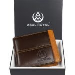 ABUL ROYAL Premium Bifold Men's Leather Wallet With Coin Pocket & Card Slots