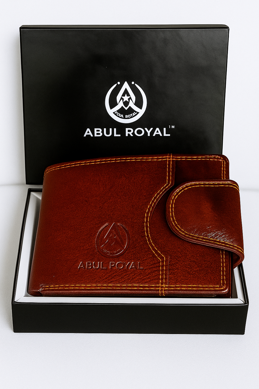 Royal Monster Rider Bi-fold Genuine Leather Wallet With Coin Pocket & Card Slots