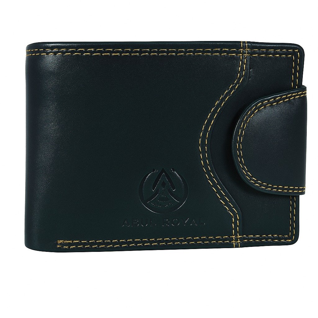 Vintage Genuine Leather Bi-folded Wallet with Coin Pocket & Card Slot - Image 2