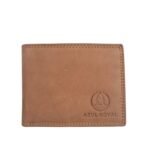 Abul Royal Men's Genuine Leather Brown Wallet with Coin Pocket & Card Slots