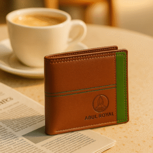 ABUL ROYAL Men's Genuine Leather Wallet with Coin Pocket & Card Holder – Premium Bifold Design