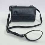 Black Women Sling Bag Pure Leather Women's Wallet & Cross body Clutch